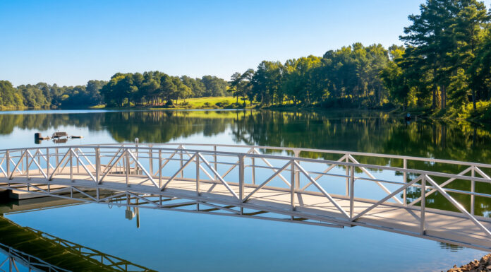 New Lake Catoma courtesy dock gives anglers safer access