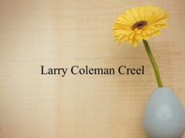Obituary: Larry Coleman Creel