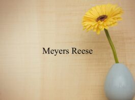 Obituary: Meyers Reese