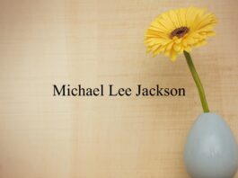 Obituary: Michael Lee Jackson