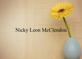 Obituary: Nicky Leon McClendon