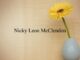 Obituary: Nicky Leon McClendon