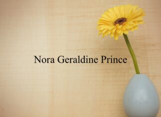 Obituary: Nora Geraldine Prince