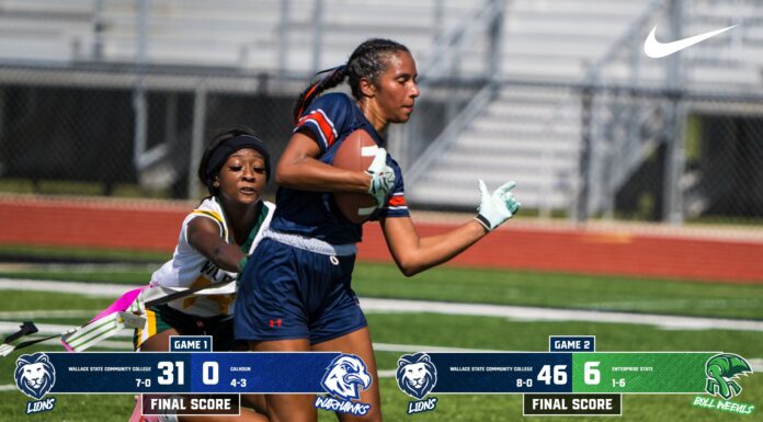 FLAG FOOTBALL: Wallace State extends winning streak to 34 behind Kile’s 11 touchdown passes