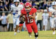 PREP FOOTBALL: Herrera’s five touchdowns lead Vinemont to a 52-6 win over Hanceville
