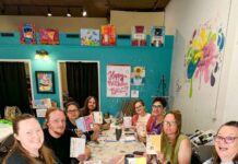 Sips n Strokes offering book binding classes and more