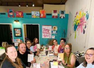 Sips n Strokes offering book binding classes and more