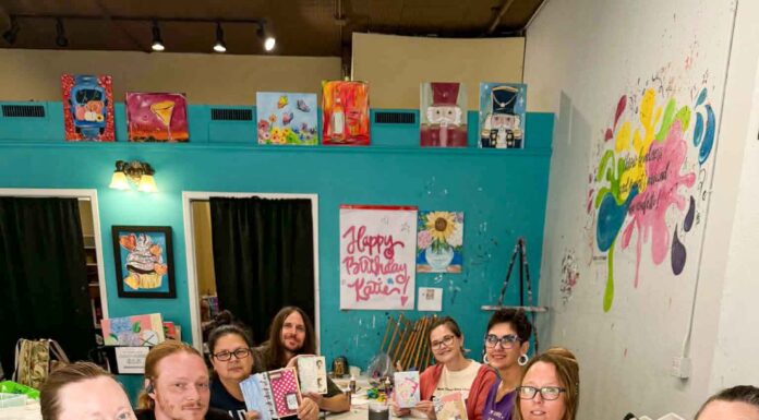 Sips n Strokes offering book binding classes and more