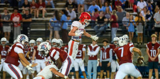 PREP FOOTBALL: Vinemont falls to Oneonta on the road, 35-8