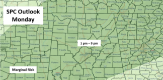 A few strong to severe storms today and Tuesday with cooler temperatures late week