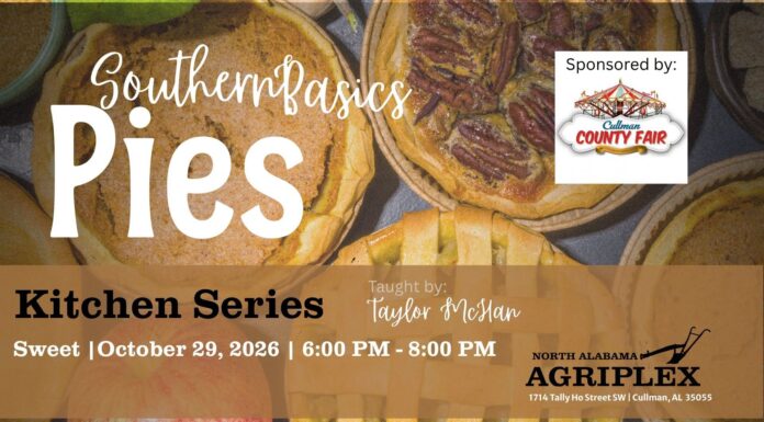 Agriplex Kitchen Series to feature Southern sweetness Oct. 29