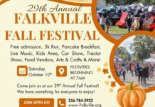 29th annual Falkville Fall Festival coming Oct. 10Â