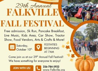 29th annual Falkville Fall Festival coming Oct. 10Â