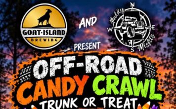Muddy Misfits, Goat Island hosting Off-Road Candy Crawl Trunk or Treat Oct. 24