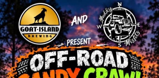 Muddy Misfits, Goat Island hosting Off-Road Candy Crawl Trunk or Treat Oct. 24