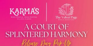 Velvet Page to host ACOTAR release party at Karma’s Coffee House