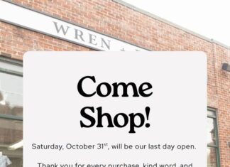 Wren + Revel announces closure of Cullman boutique