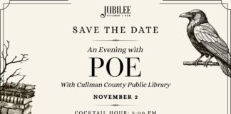Jubilee, county library hosting ‘An Evening with Poe’ Nov. 2