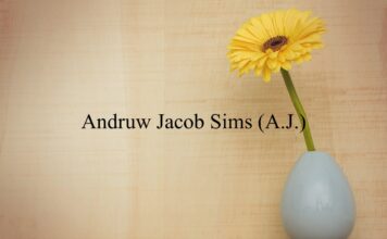 Obituary: Andruw Jacob Sims (A.J.)