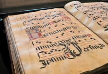 Centuries-old Latin choral books on display at St. Bernard for Oktoberfest