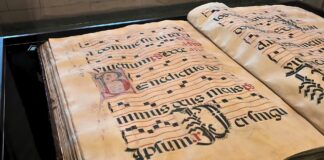 Centuries-old Latin choral books on display at St. Bernard for Oktoberfest