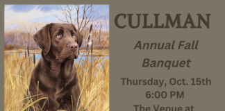 Cullman County Ducks Unlimited annual banquet set for Oct. 15 at The Venue at Cotton Creek