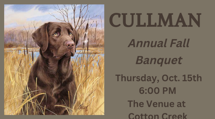 Cullman County Ducks Unlimited annual banquet set for Oct. 15 at The Venue at Cotton Creek