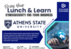 Chamber, Athens State offer free cybersecurity lunch & learn for local businesses Oct. 26