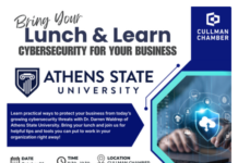 Chamber, Athens State offer free cybersecurity lunch & learn for local businesses Oct. 26