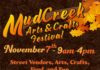 16th annual Mud Creek Arts & Crafts Festival set for Nov. 7