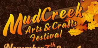 16th annual Mud Creek Arts & Crafts Festival set for Nov. 7