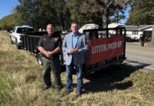 Environmental deputy Ron Wood removes up to 35 tons of litter from Cullman County roads annually