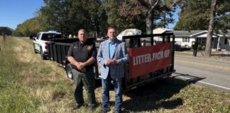 Environmental deputy Ron Wood removes up to 35 tons of litter from Cullman County roads annually