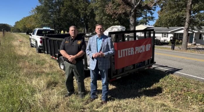 Environmental deputy Ron Wood removes up to 35 tons of litter from Cullman County roads annually
