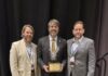 Gudger receives Senate Leader of the Year award from regional councils association