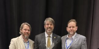 Gudger receives Senate Leader of the Year award from regional councils association