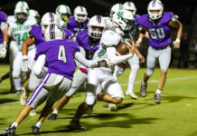 PREP FOOTBALL: Holly Pond comes up short in region matchup with Susan Moore, 17-16