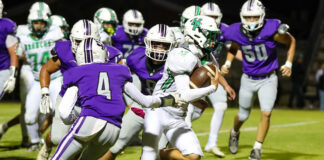 PREP FOOTBALL: Holly Pond comes up short in region matchup with Susan Moore, 17-16