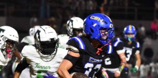 PREP FOOTBALL: Johnson scores 3 touchdowns as No. 10 Cold Springs defeats Tanner 57-20