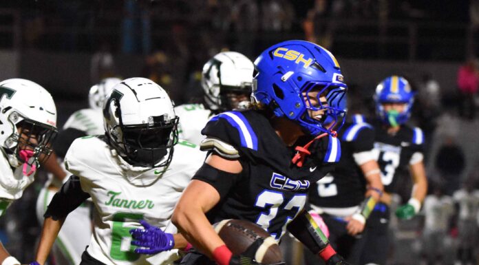 PREP FOOTBALL: Johnson scores 3 touchdowns as No. 10 Cold Springs defeats Tanner 57-20