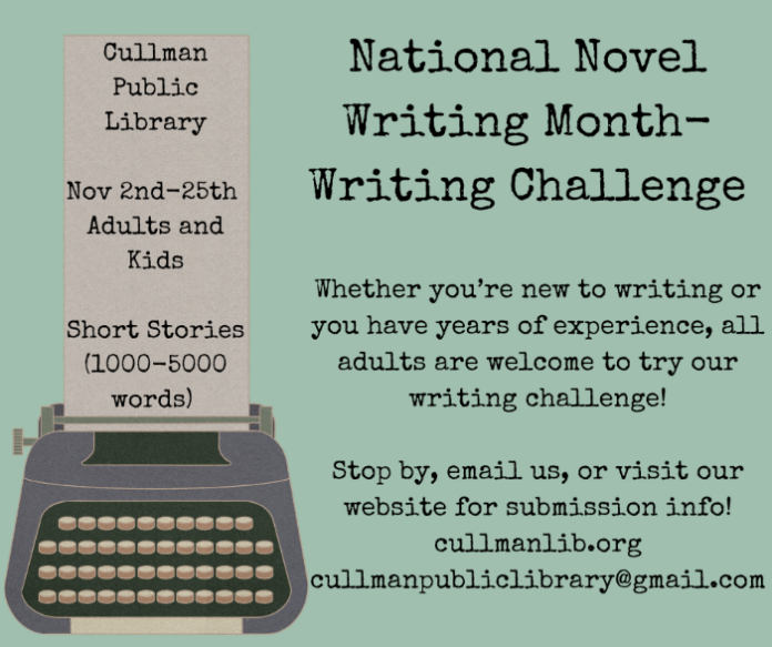 Short Story Writing Contest Flyer