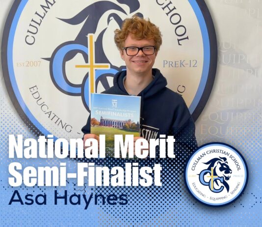 Cullman Christian’s Asa Haynes named National Merit Semifinalist