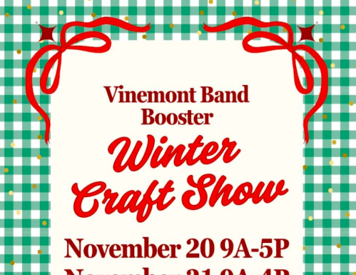 Vendor spots available for Vinemont Band Booster Winter Craft Show Nov. 20-21